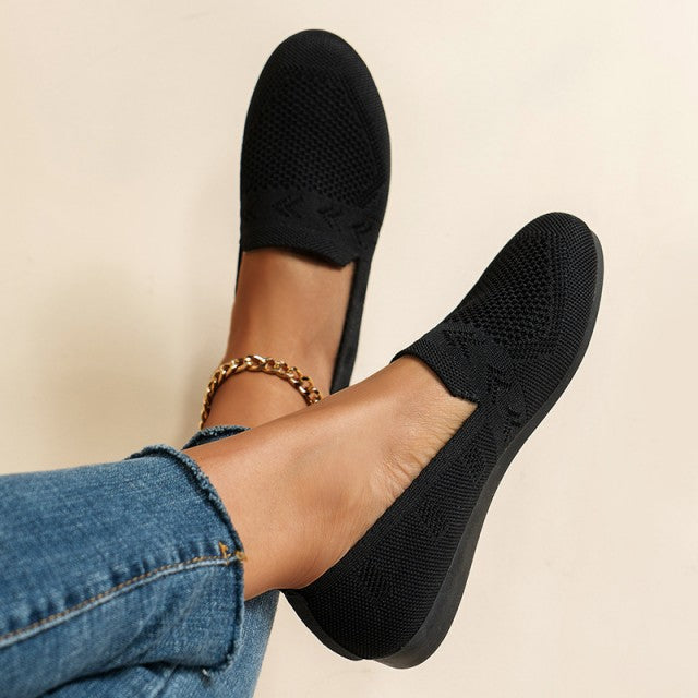 Damen Mesh-Schuhe mit runder Zehenform Jully