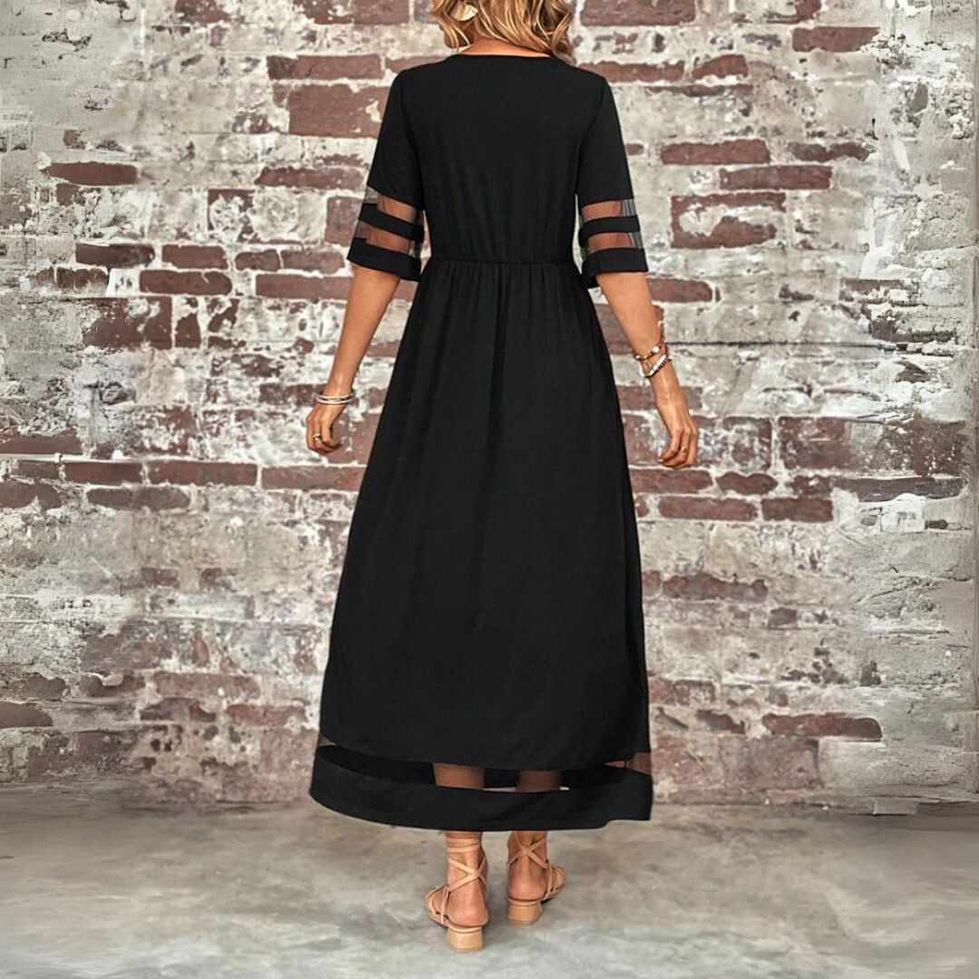 Damen Midi-Kleid mit Empire-Taille Jully