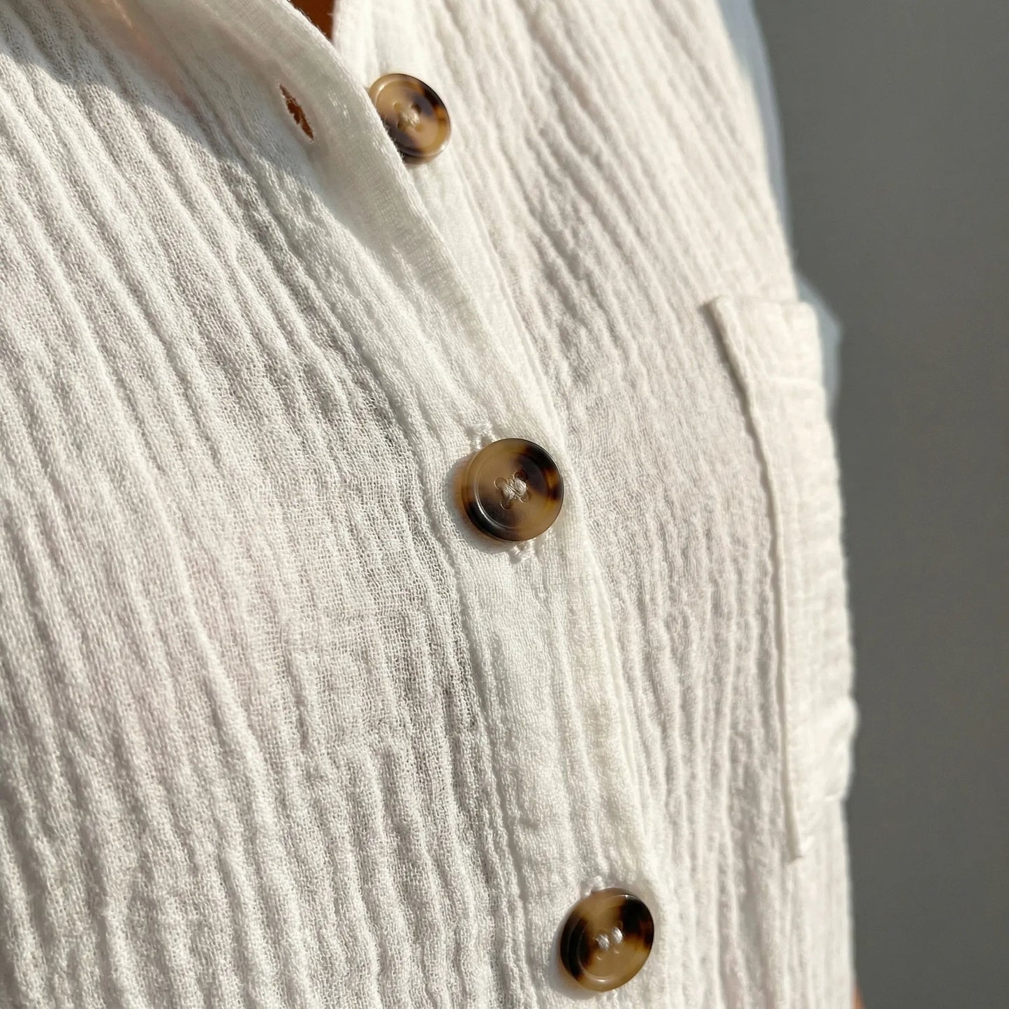 Damen Midi-Kleid mit durchgehender Knopfleiste Jully