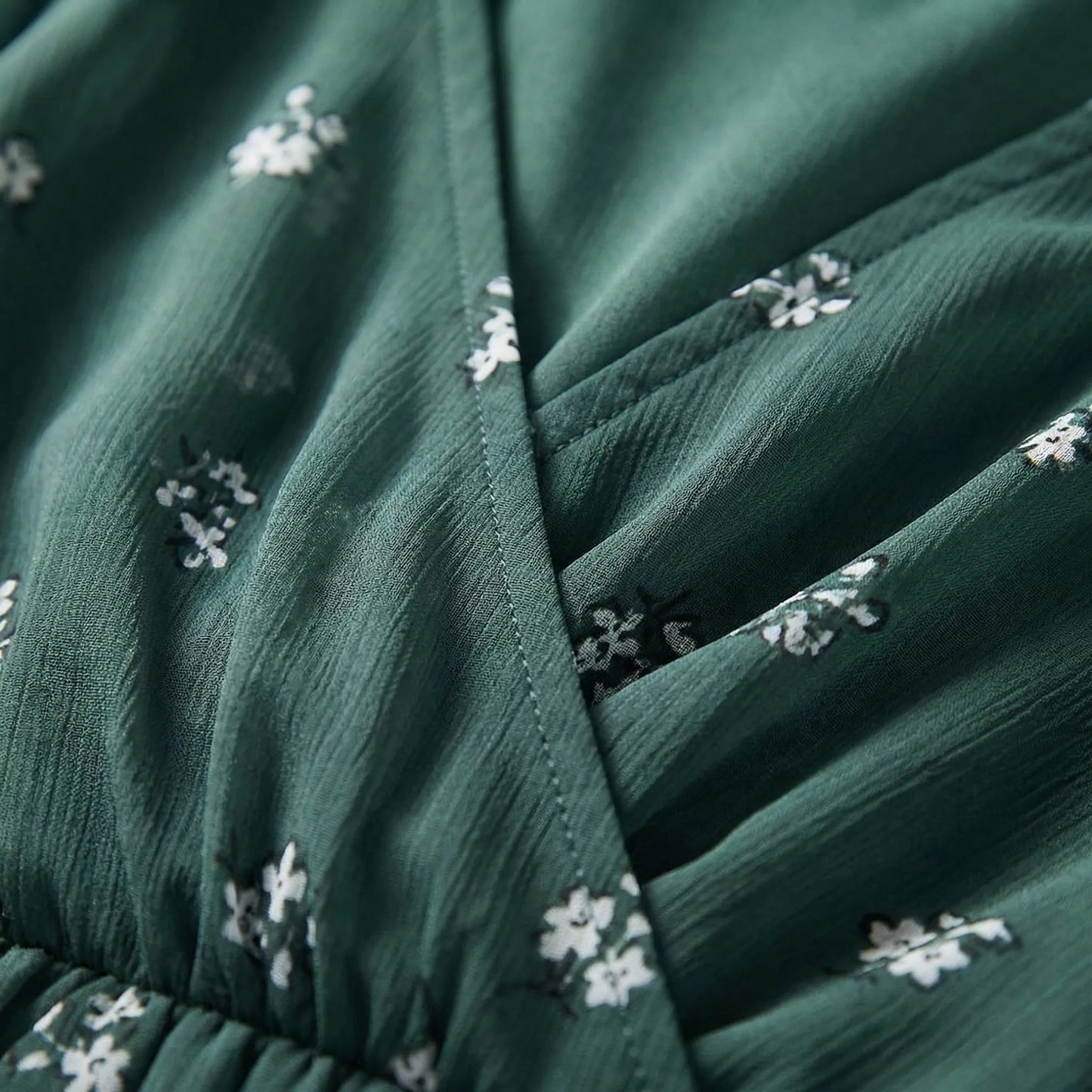 Damen Midi-Wickelkleid mit Blumenmuster Jully