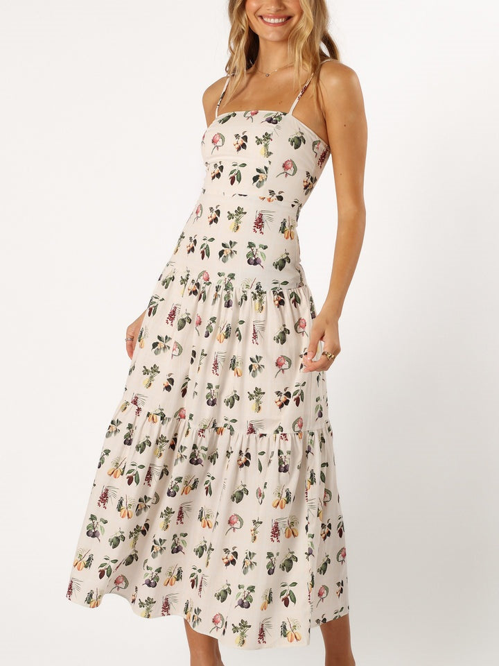 Damen Midikleid mit Blumenmuster Jully