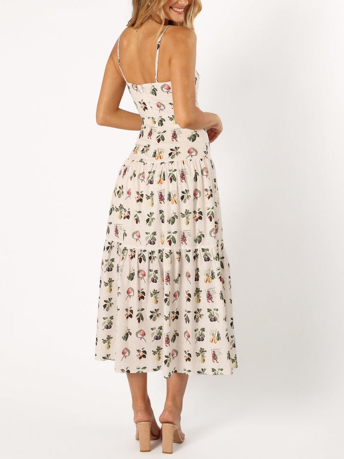 Damen Midikleid mit Blumenmuster Jully