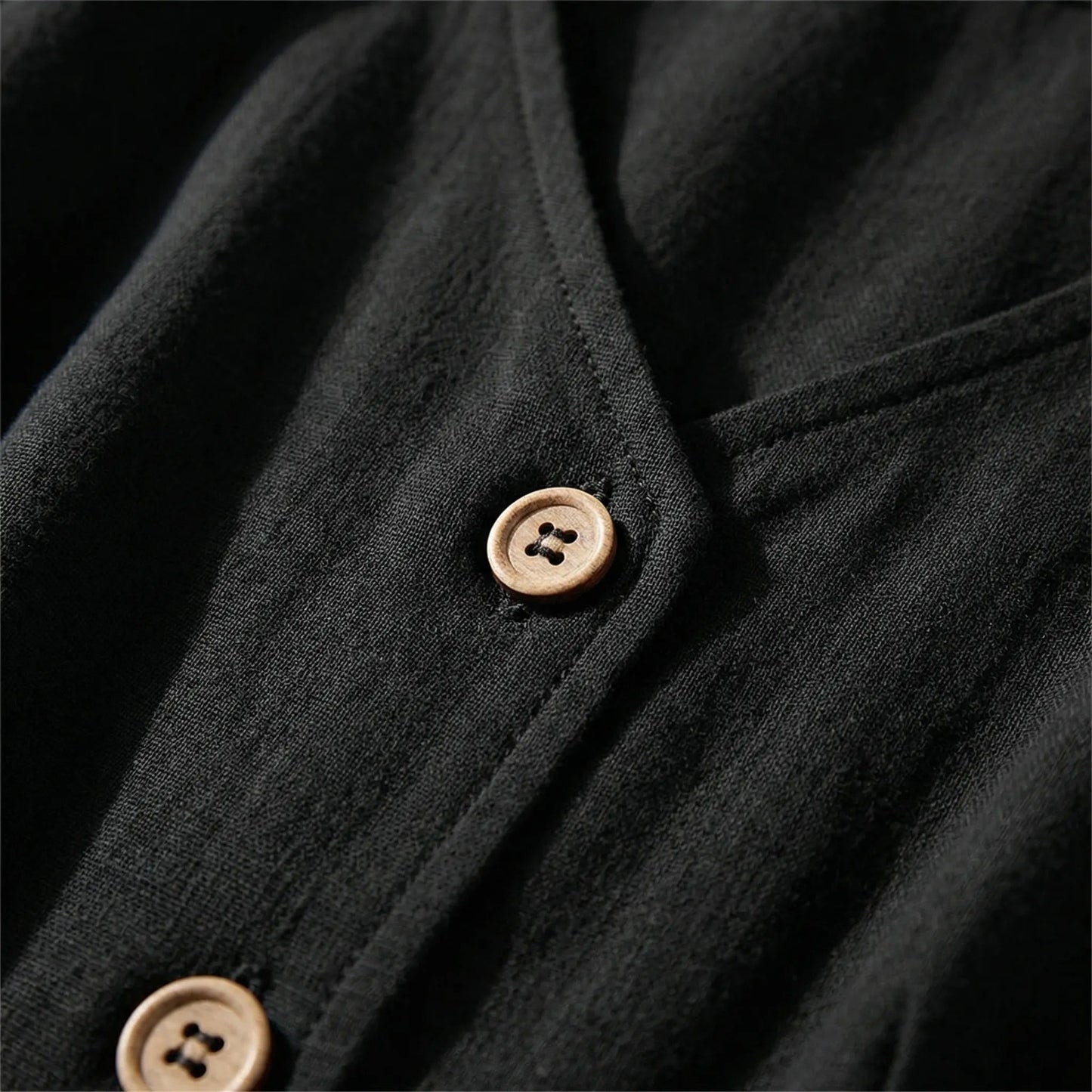 Damen Midikleid mit V-Ausschnitt und Knopfleiste Jully