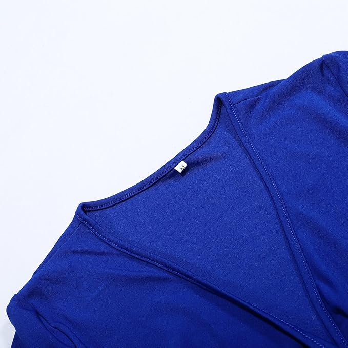 Damen Midikleid mit V-Ausschnitt und Taschen Jully