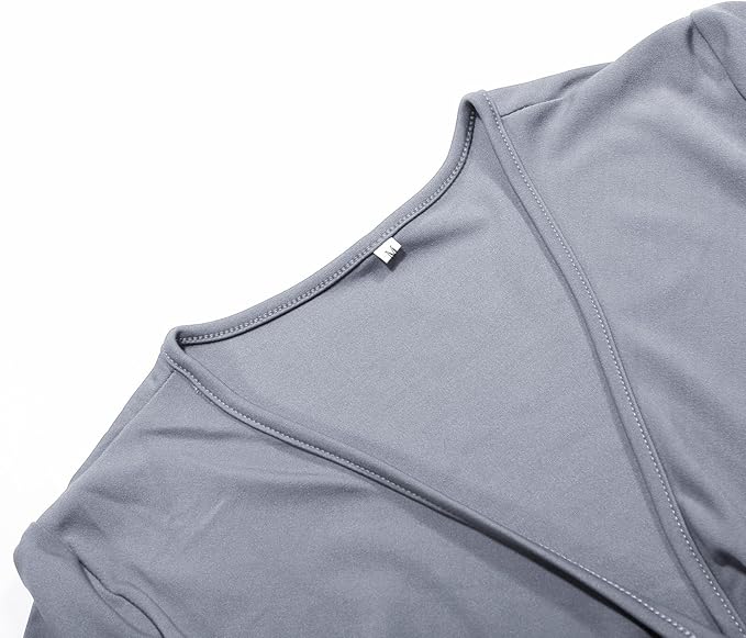 Damen Midikleid mit V-Ausschnitt und Taschen Jully