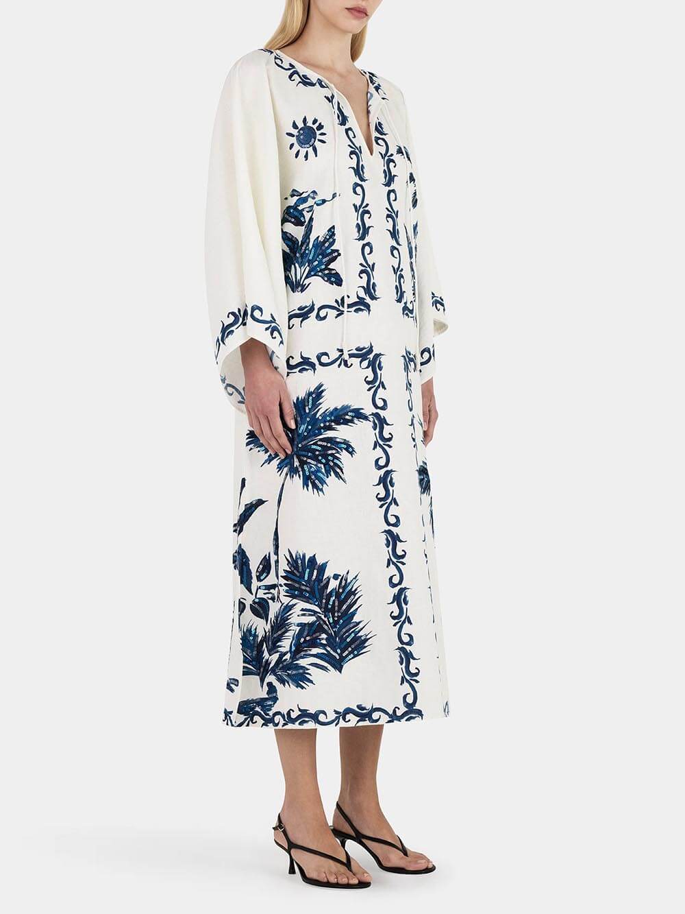 Damen Midikleid mit Vintage-Hawaii-Print Jully