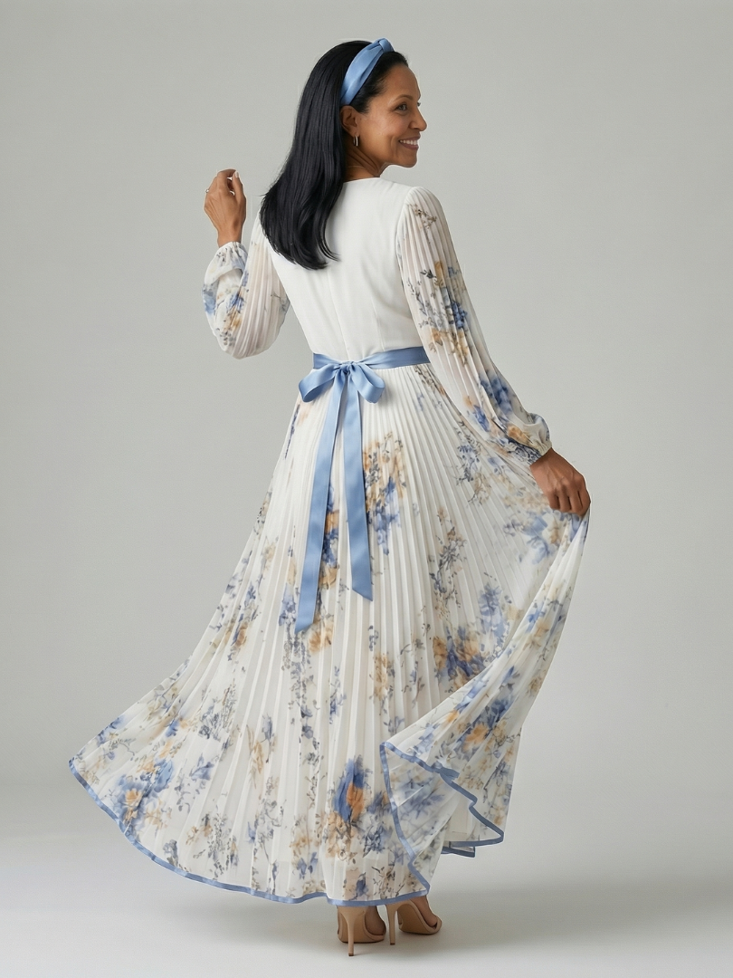 Damen Midikleid mit Wickel-Design für festliche Anlässe Jully
