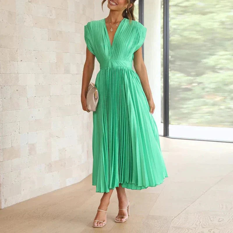 Damen Midikleid mit elegantem Design aus luftiger Baumwolle Jully
