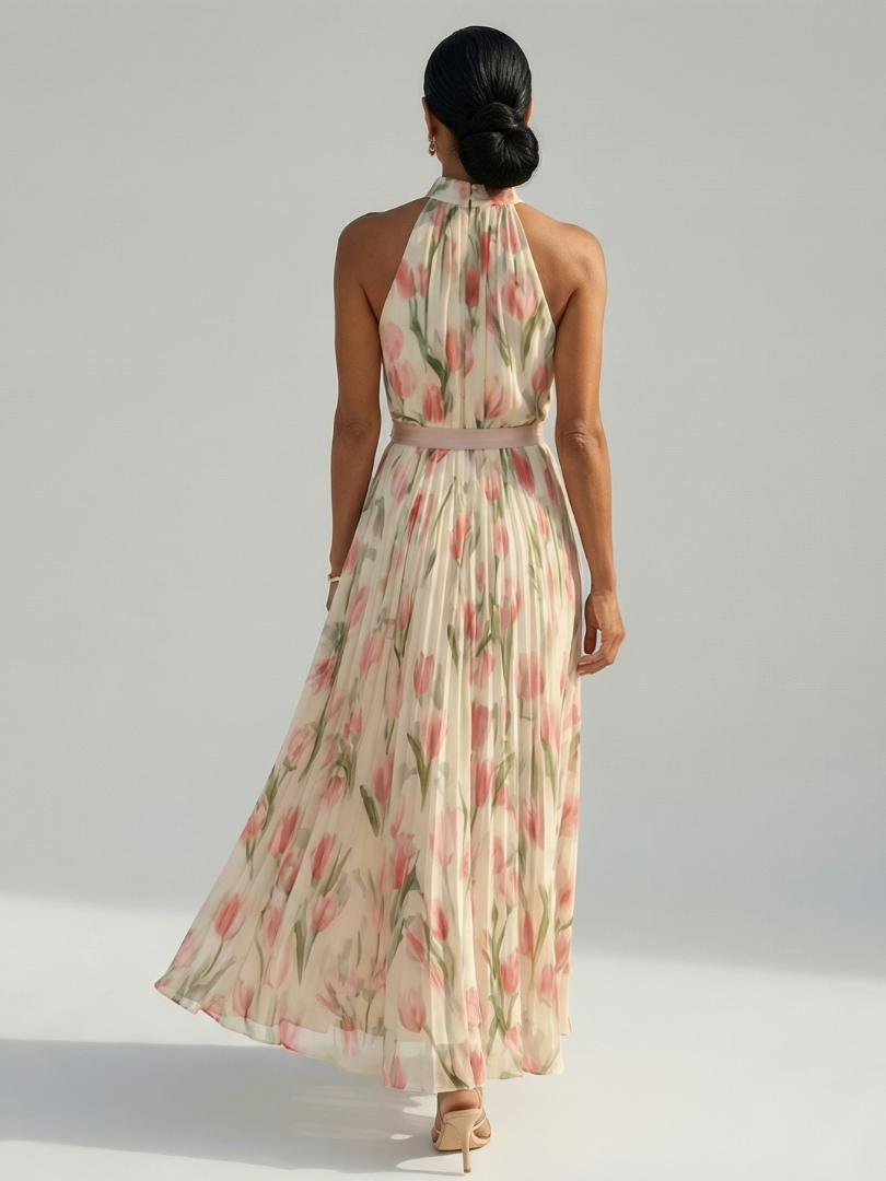 Damen Midikleid mit floralen Mustern in Mehrfarbig Jully