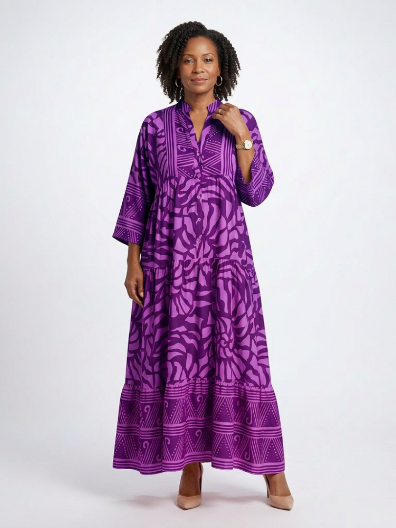 Damen Midikleid mit schmeichelndem Schnitt Jully