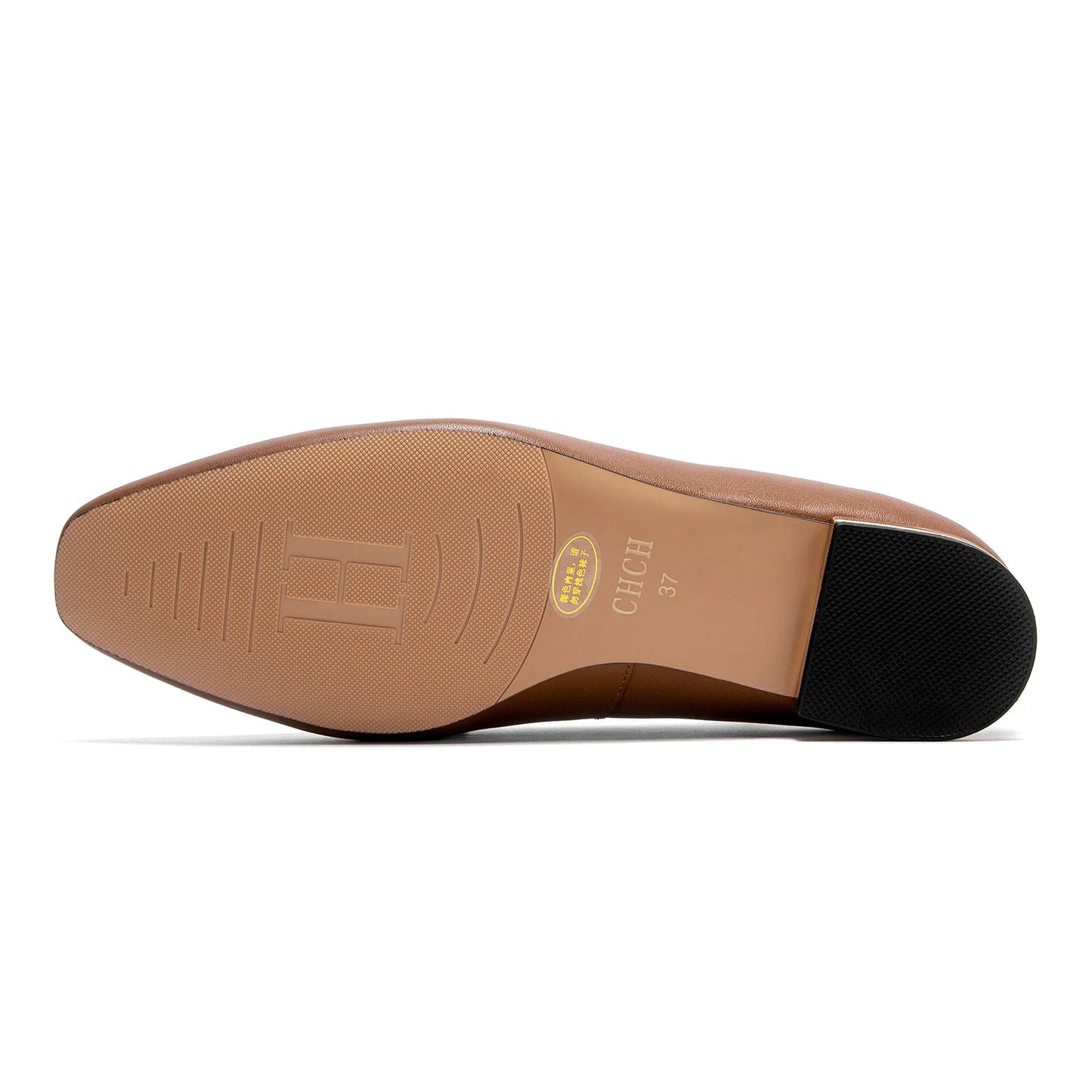 Damen Mokassins aus Leder mit goldenem Schlossdetail Jully