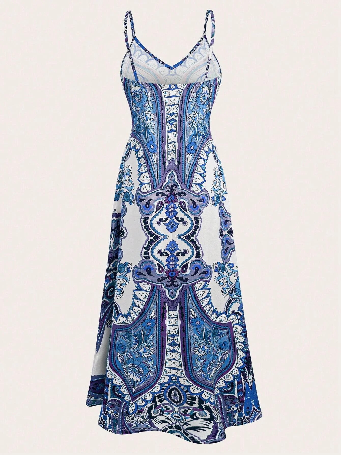 Damen Neckholder-Kleid mit Blumendruck Jully