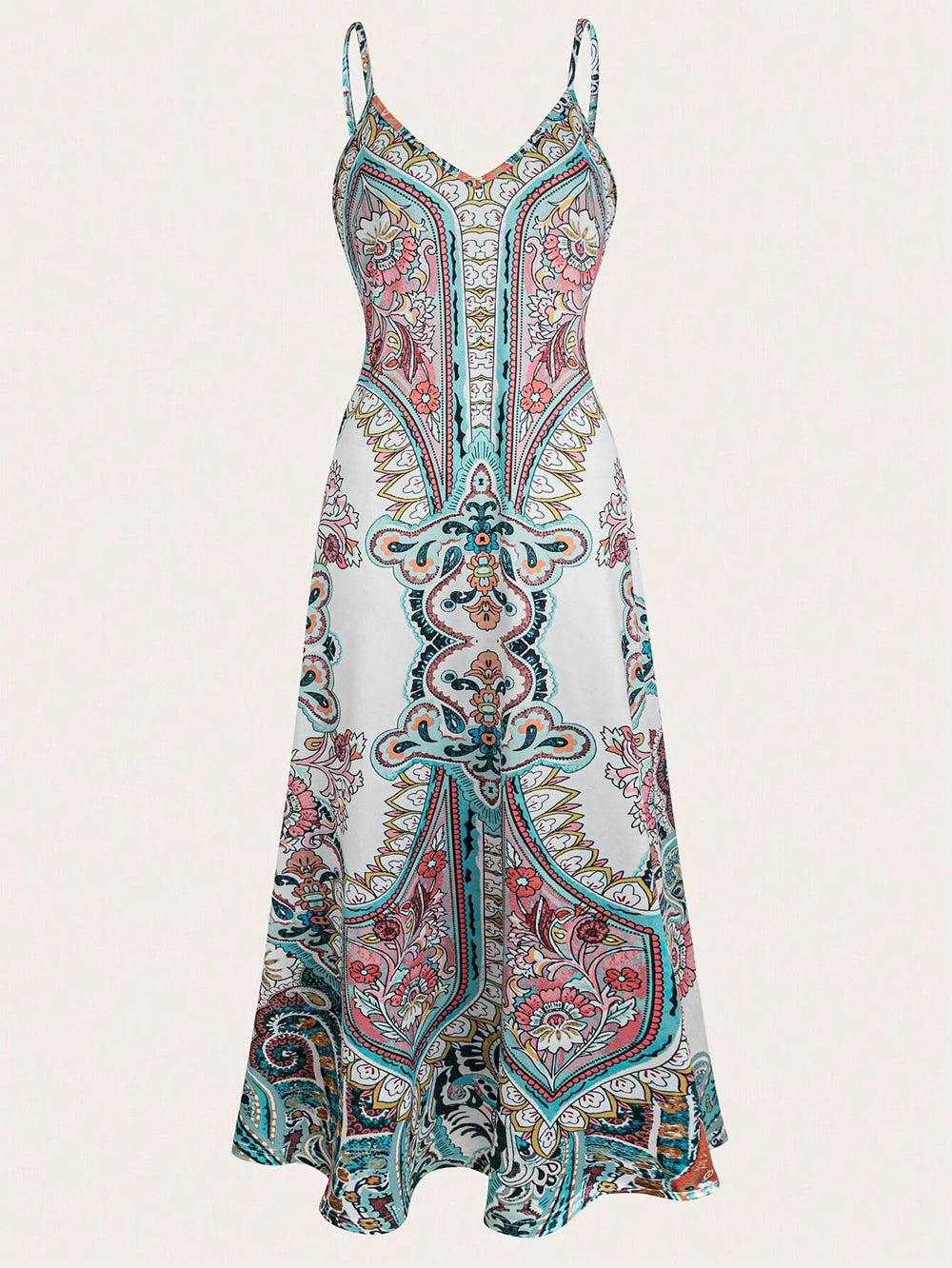 Damen Neckholder-Kleid mit Blumendruck Jully