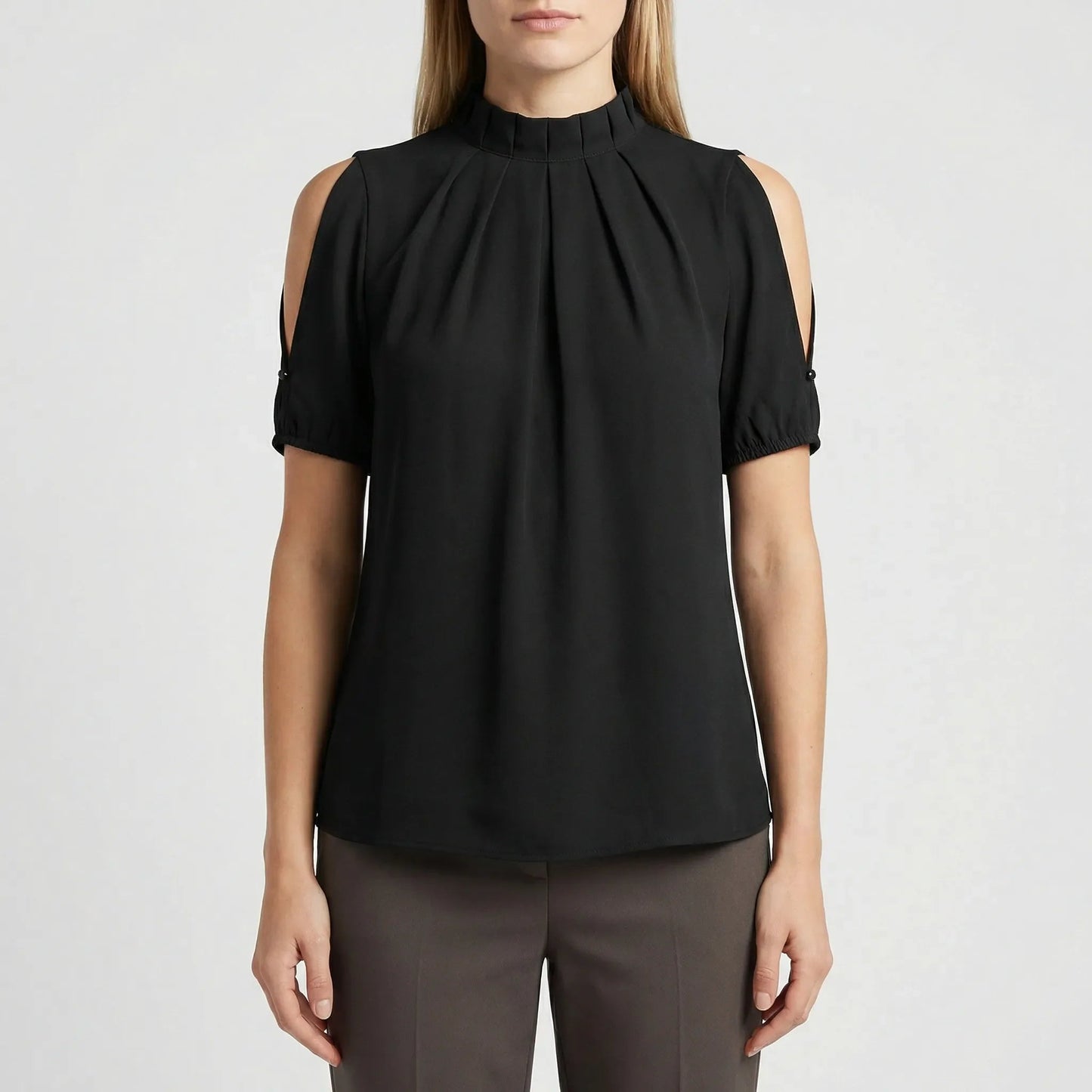 Damen Oberteil mit Off Shoulder und taillierter Passform Jully