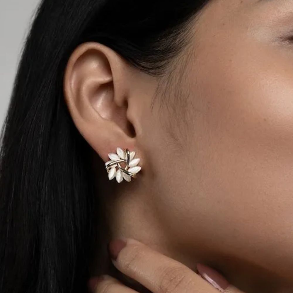 Damen Ohrstecker mit Opal-Edelstein Jully