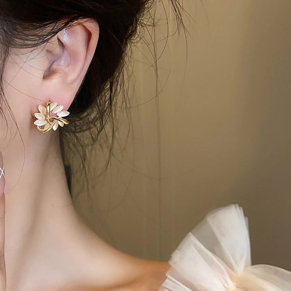 Damen Ohrstecker mit Opal-Edelstein Jully