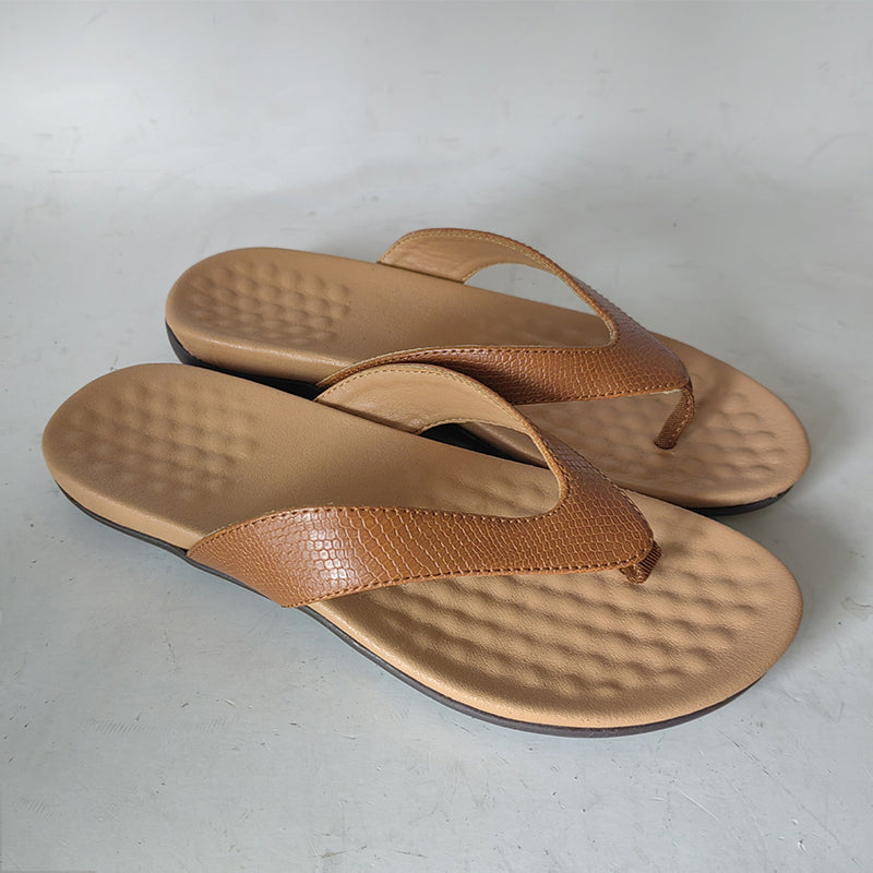 Damen Pantoffeln aus PU mit niedrigem Absatz Jully