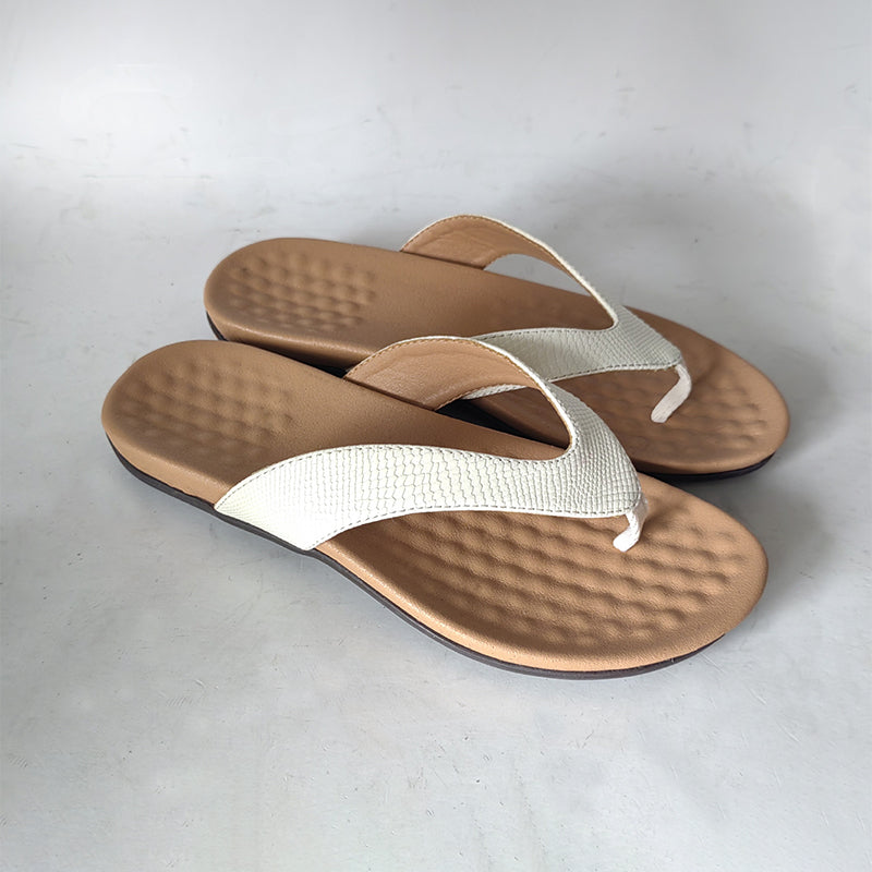 Damen Pantoffeln aus PU mit niedrigem Absatz Jully