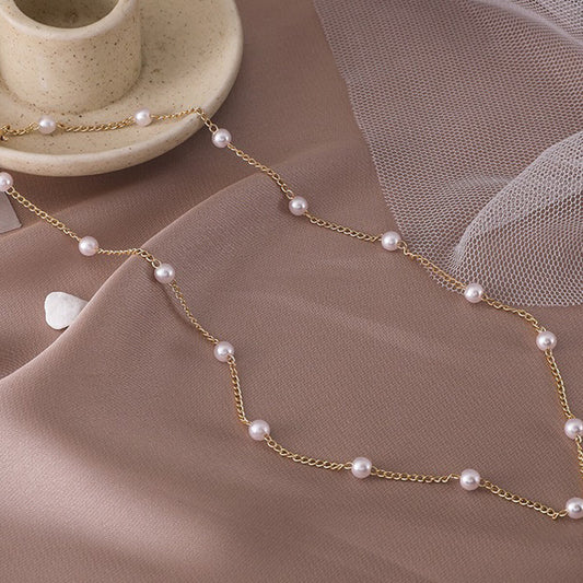 Damen Perlenkette mit zarter Eleganz Jully