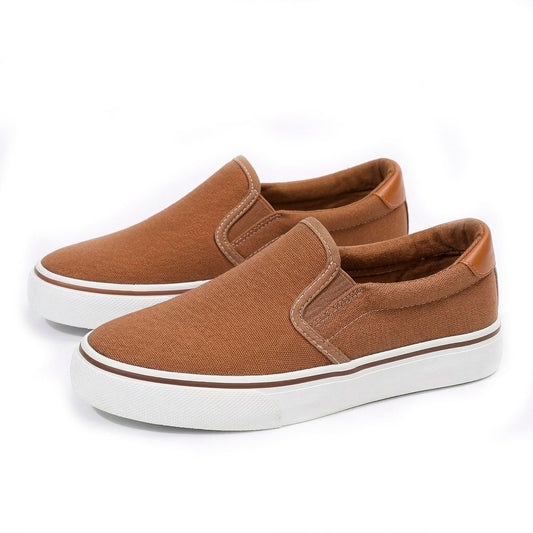 Damen Plateau Sneaker aus Canvas mit Slip-On Design Jully