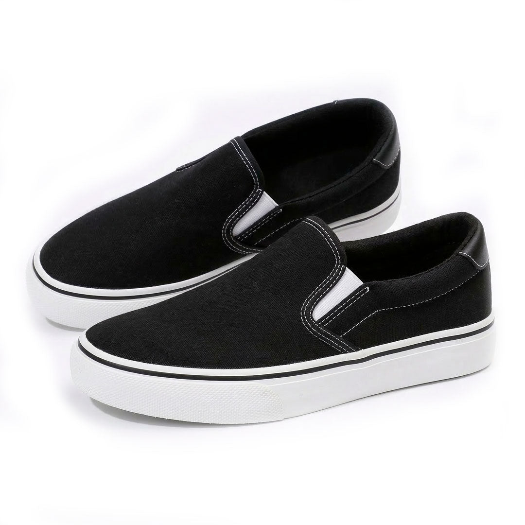 Damen Plateau Sneaker aus Canvas mit Slip-On Design Jully