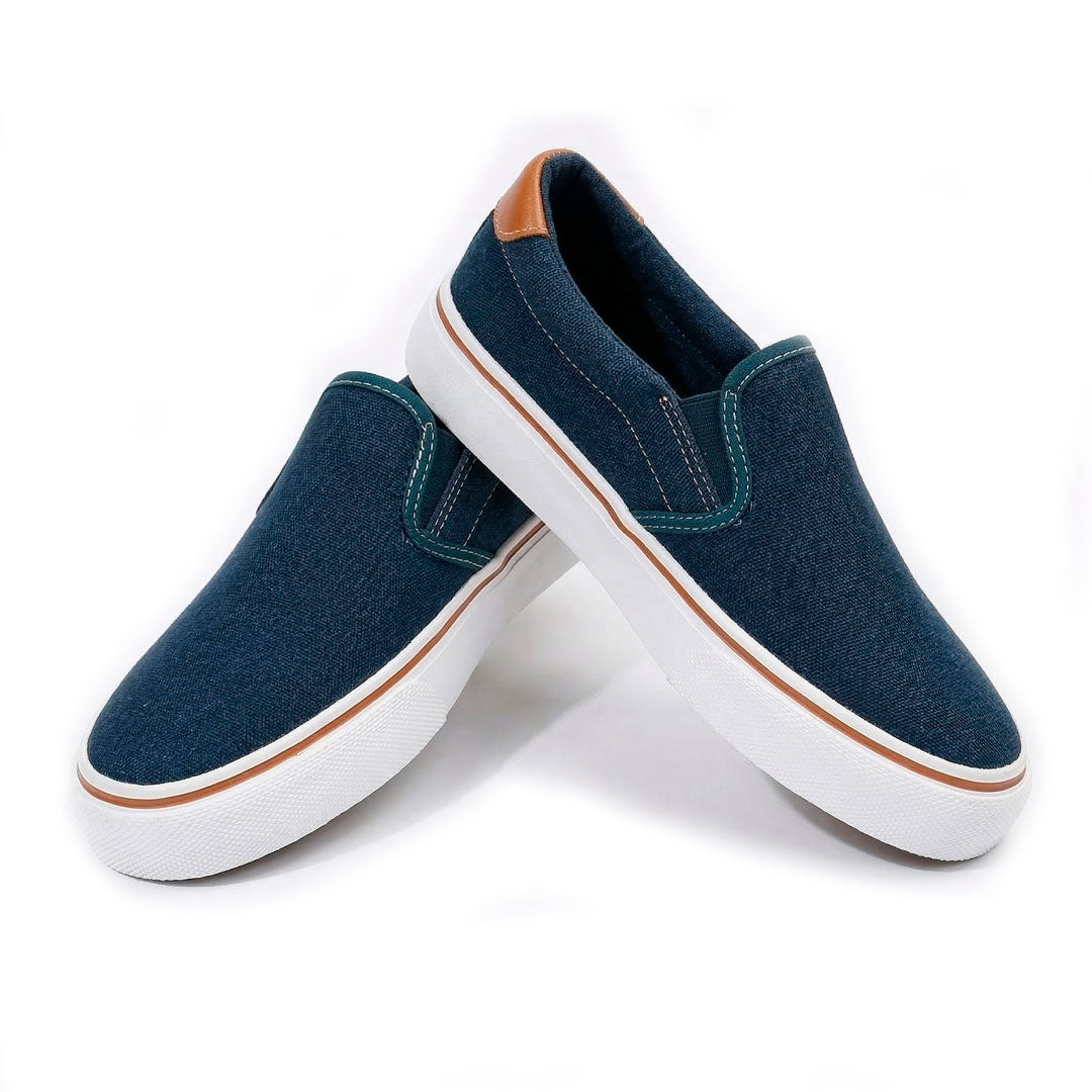 Damen Plateau Sneaker aus Canvas mit Slip-On Design Jully