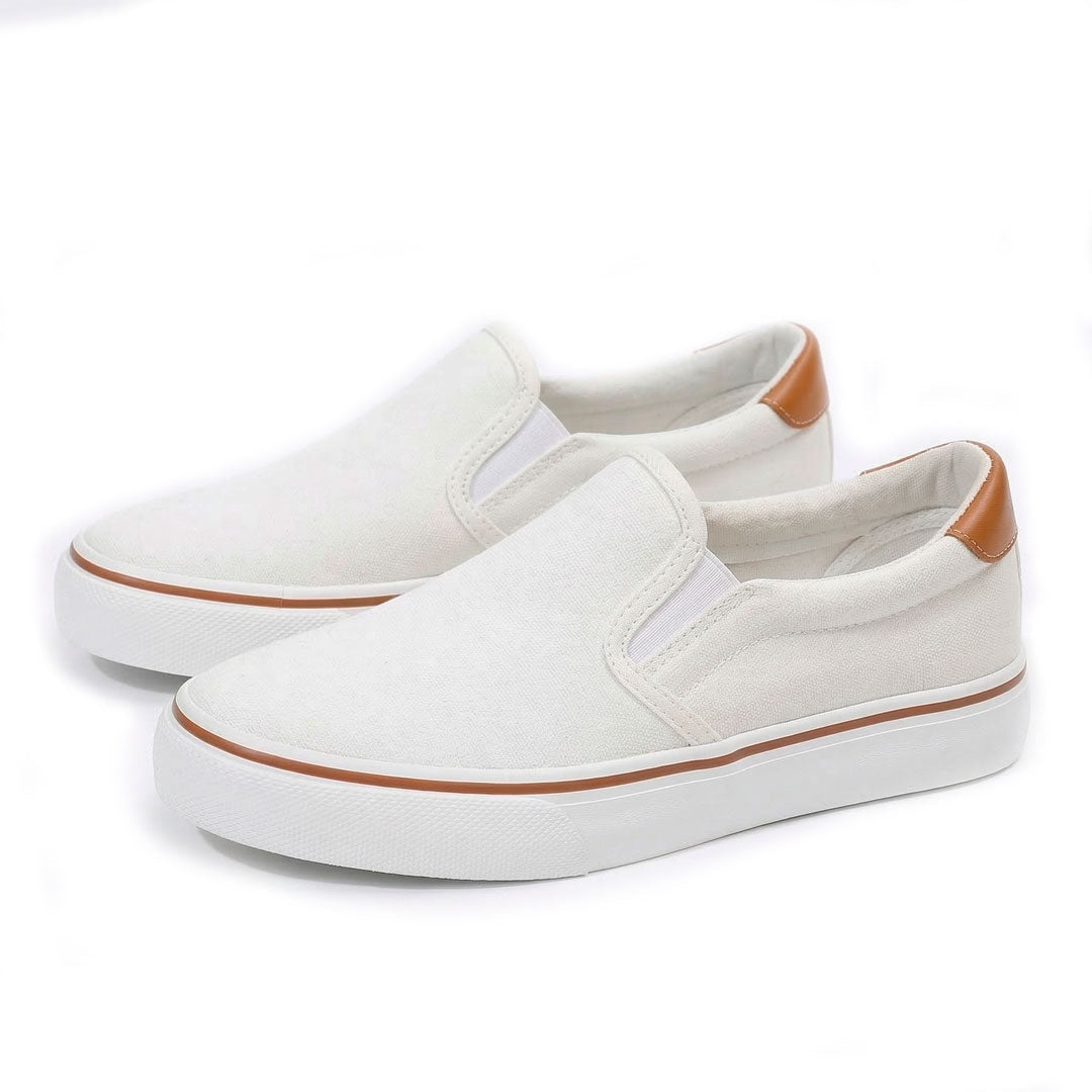 Damen Plateau Sneaker aus Canvas mit Slip-On Design Jully