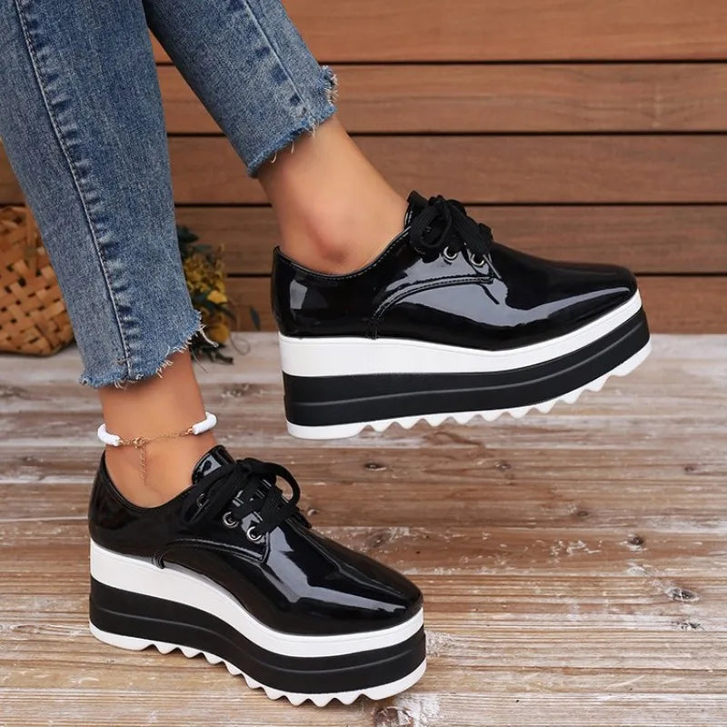 Damen Plateauschuhe mit stoßdämpfender Sohle Jully