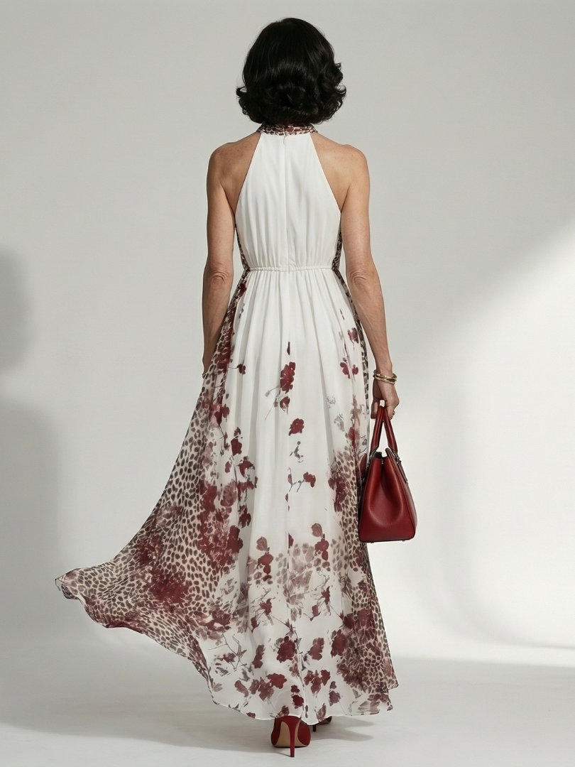 Damen Plissee-Maxikleid mit schmeichelndem Schnitt Jully