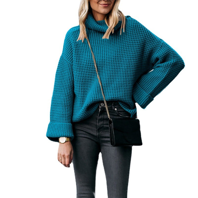 Damen Pullover mit hohem Kragen Jully