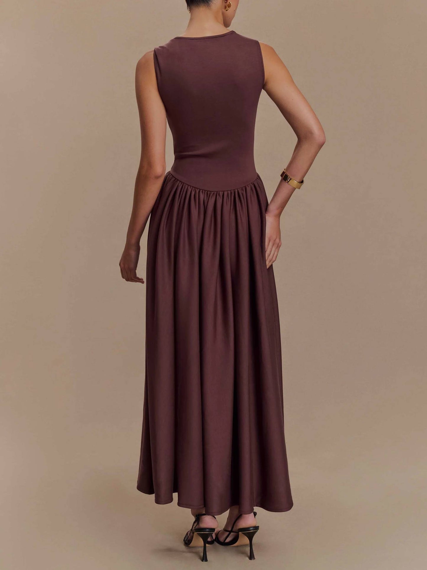 Damen Retro-Kleid mit quadratischem Ausschnitt Jully