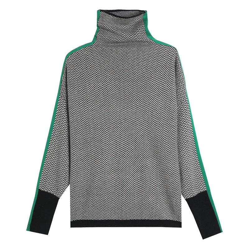 Damen Rollkragenpullover Langarm mit zeitloser Eleganz Jully