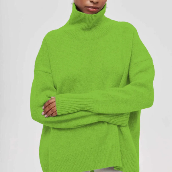 Damen Rollkragenpullover mit lässiger Passform Jully