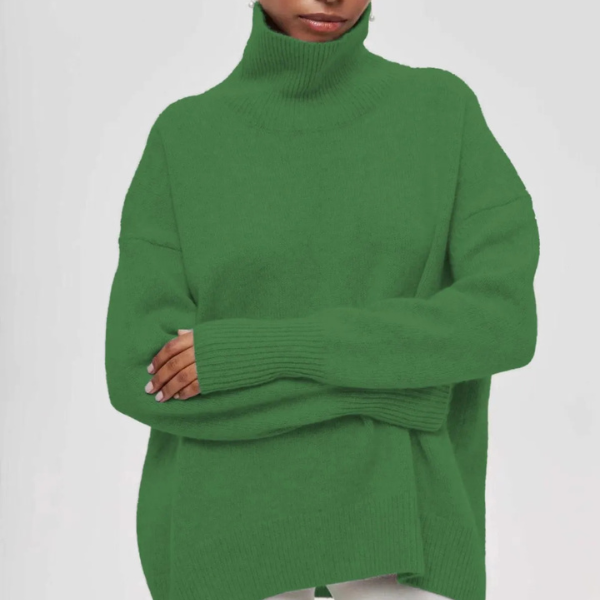 Damen Rollkragenpullover mit lässiger Passform Jully