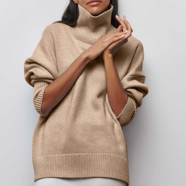 Damen Rollkragenpullover mit lässiger Passform Jully
