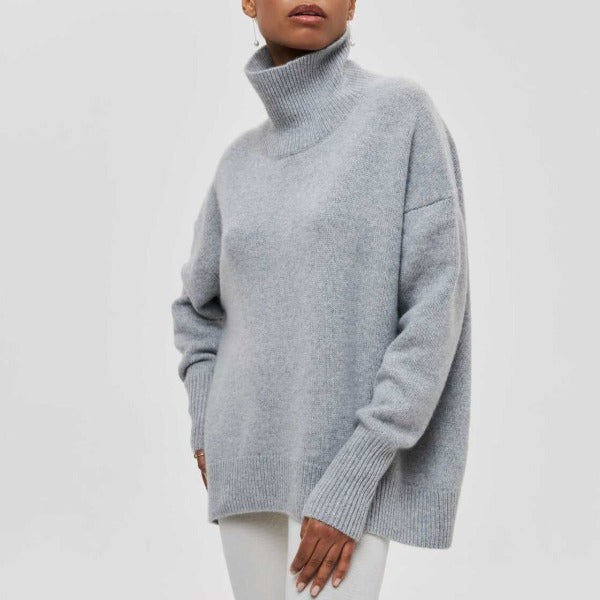 Damen Rollkragenpullover mit lässiger Passform Jully
