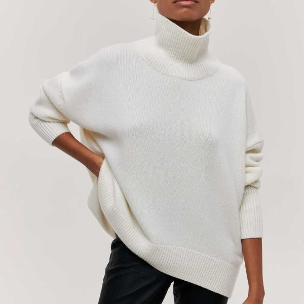 Damen Rollkragenpullover mit lässiger Passform Jully