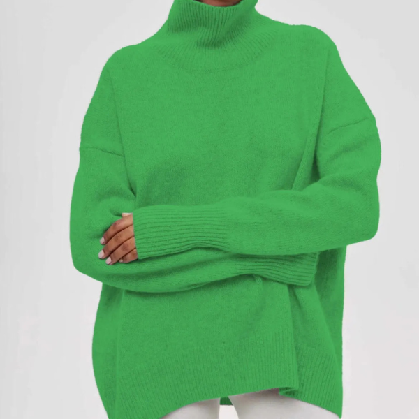 Damen Rollkragenpullover mit lässiger Passform Jully