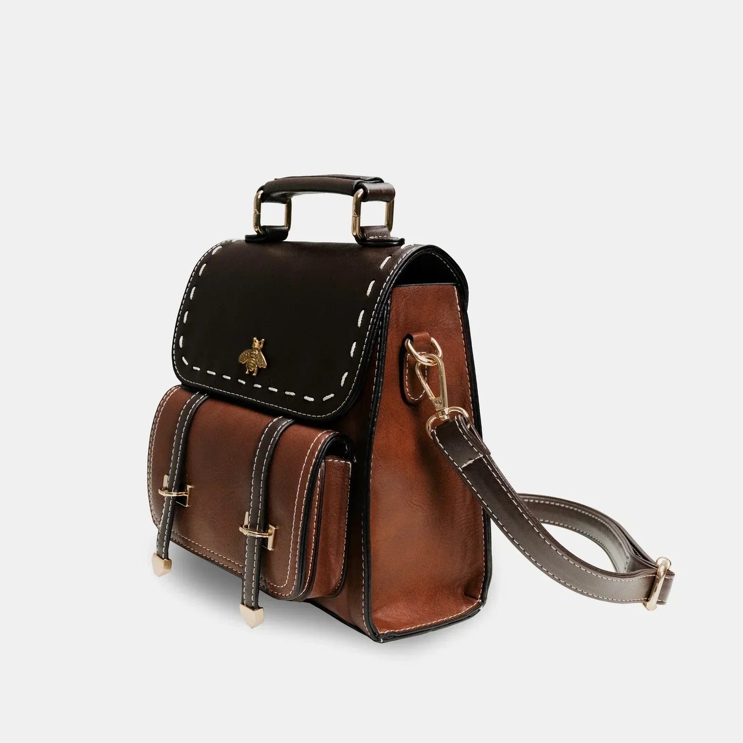 Damen Rucksack aus veganem Leder mit Vintage-Design Jully