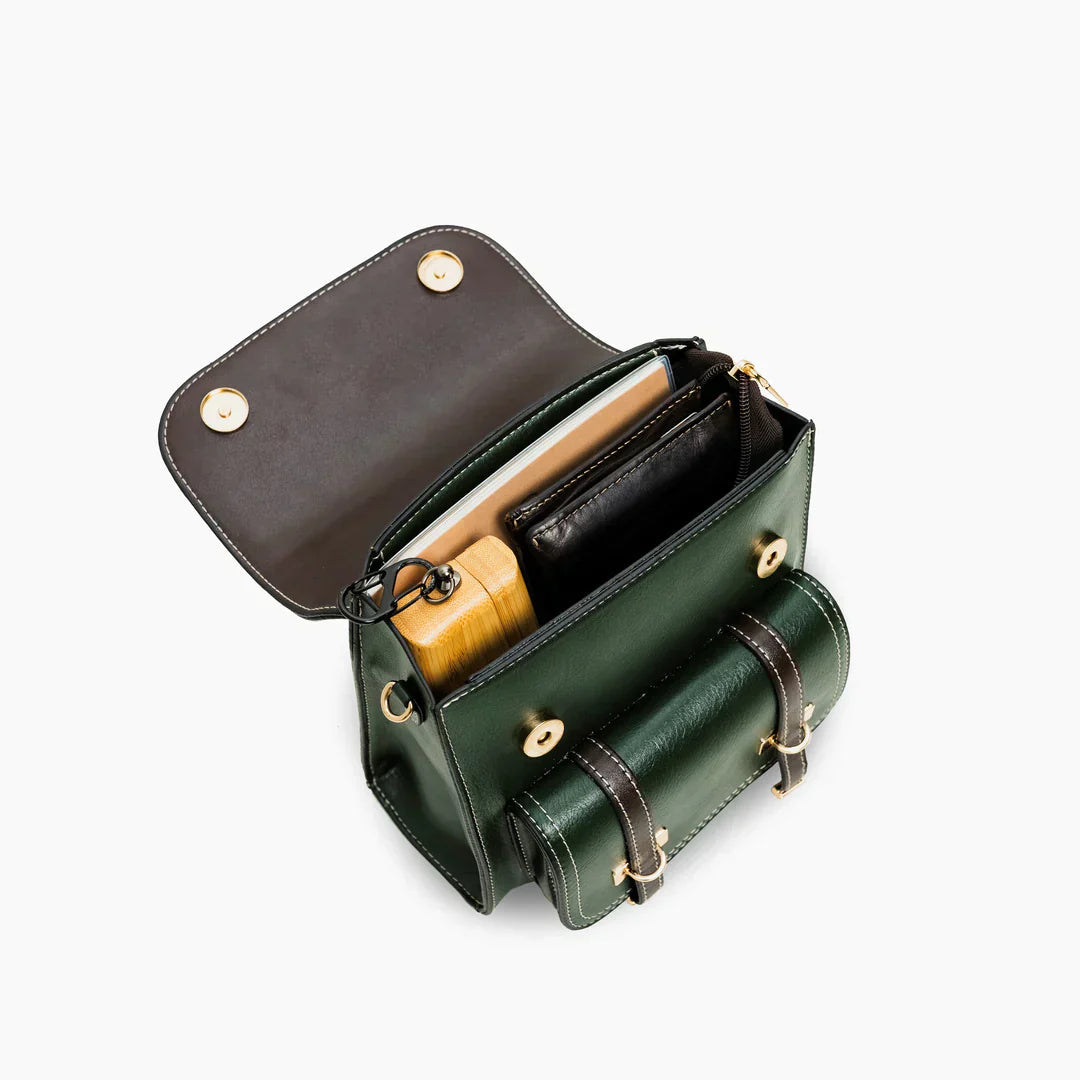 Damen Rucksack aus veganem Leder mit Vintage-Design Jully