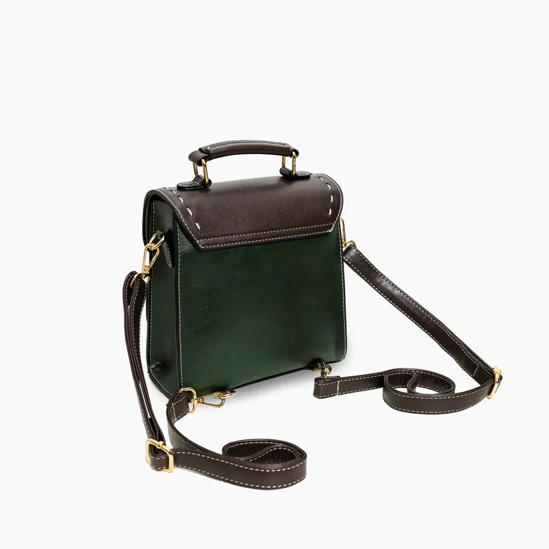 Damen Rucksack aus veganem Leder mit Vintage-Design Jully