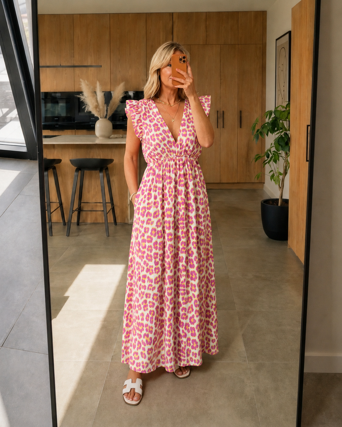 Damen Rüschenkleid mit femininen Details Jully