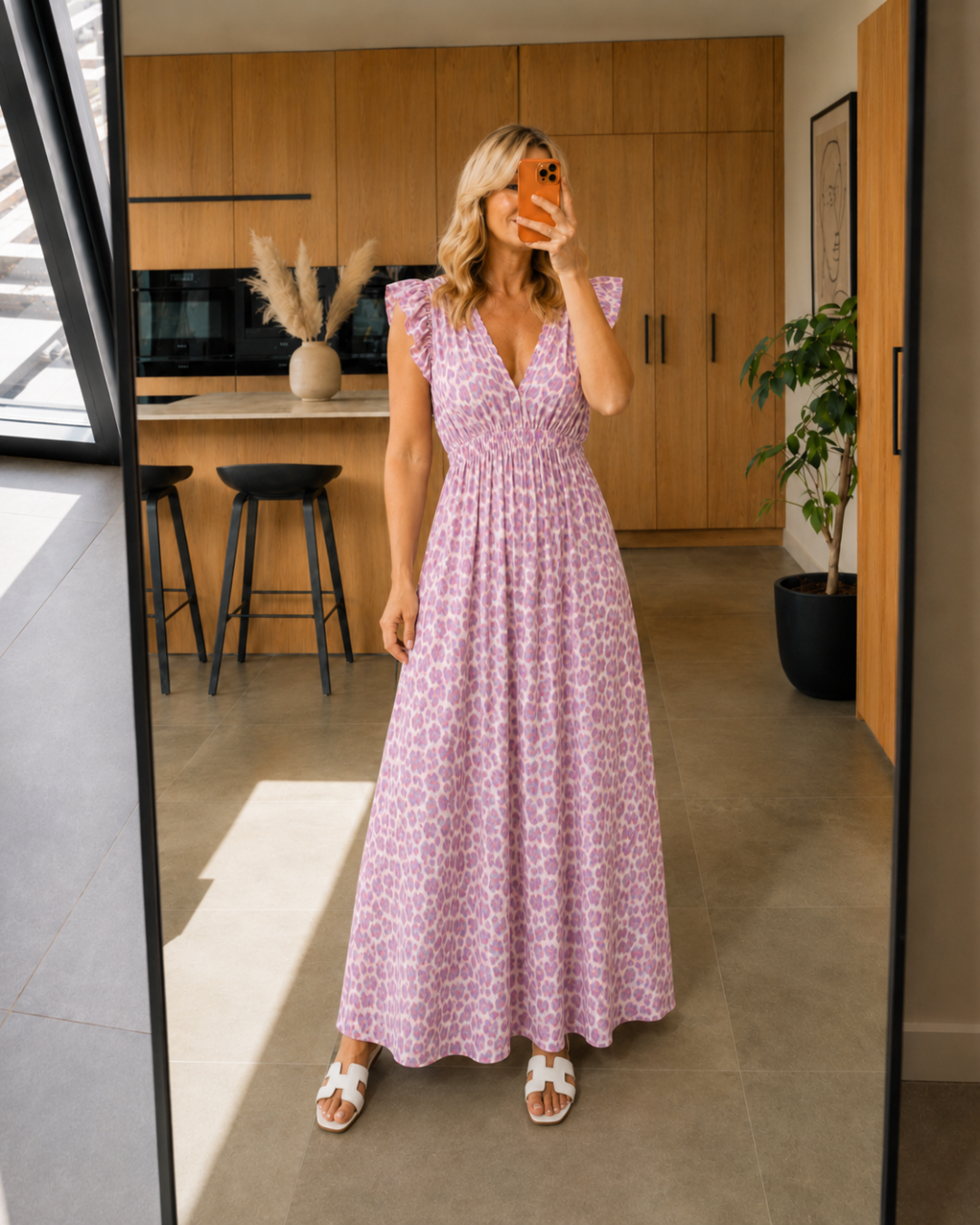 Damen Rüschenkleid mit femininen Details Jully