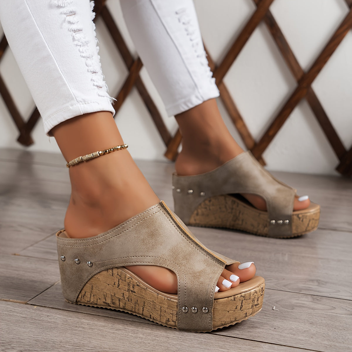 Damen Sandale mit Komfortabsatz Jully