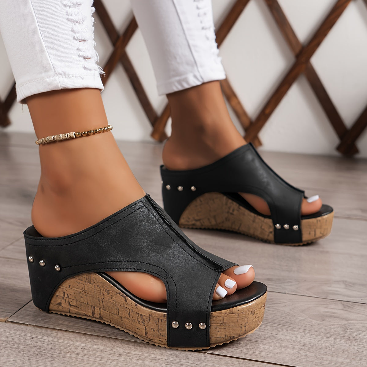 Damen Sandale mit Komfortabsatz Jully