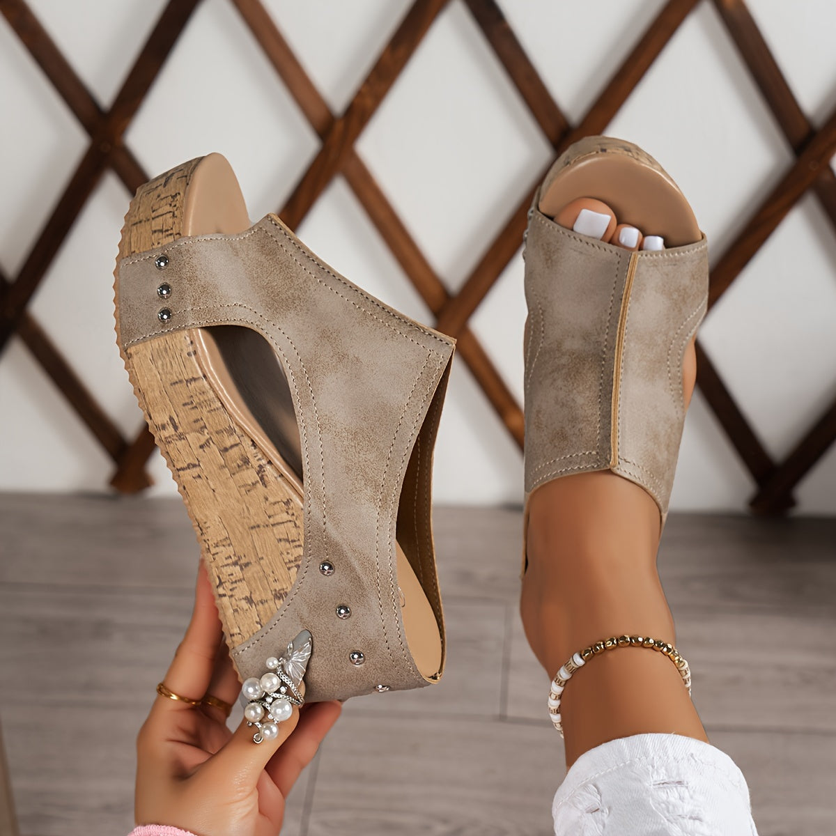 Damen Sandale mit Komfortabsatz Jully