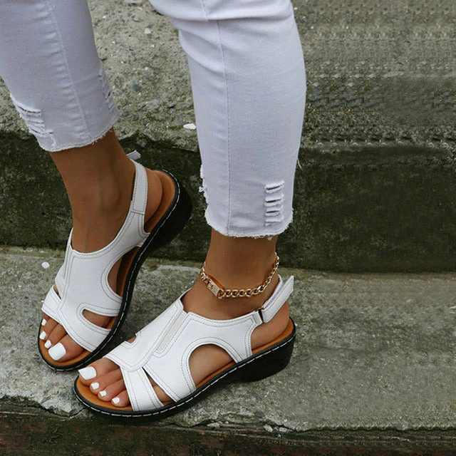 Damen Sandalen aus PU mit mittelhohem Absatz Jully