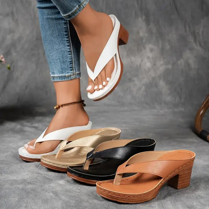Damen Sandalen mit Blockabsatz Jully