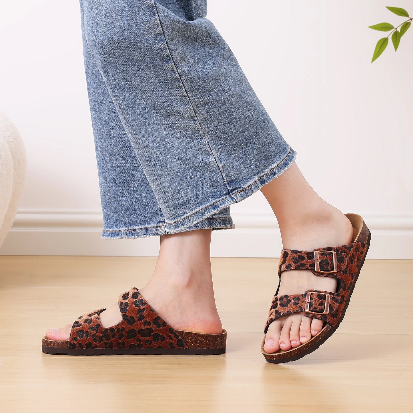 Damen Sandalen mit Korkfußbett Jully