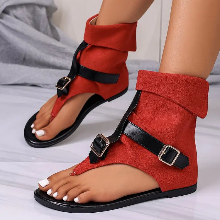Damen Sandalen mit Wickelsilhouette und verstellbaren Riemen Jully